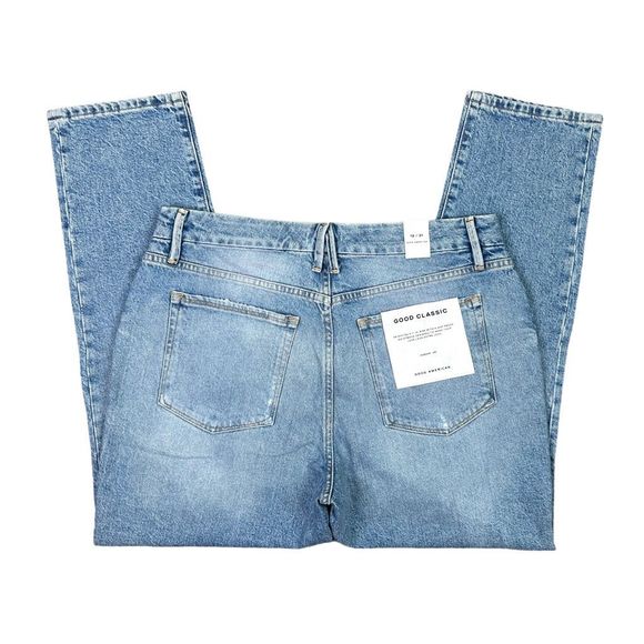 Good American Good Classic Jeans GC062T Indigo46 - Size 12/31 - Picture 5 of 8